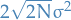 $2 \sqrt{2N} \sigma^2$