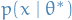 $p(x \mid \theta^{\ast})$